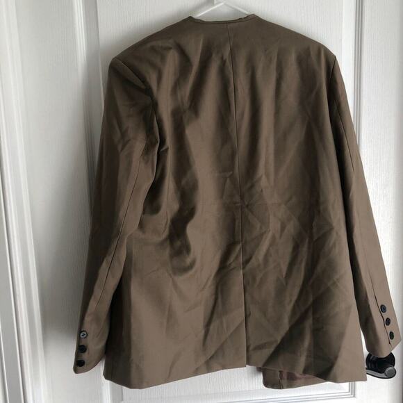 Commense Women's Blazer Jacket Two Button Front Pockets Brown Size XS NWT - Picture 7 of 9